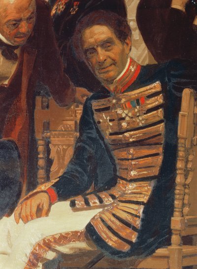 Conte Aleksei Lvov, da Compositori slavi (dettaglio) da Ilya Efimovich Repin